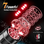 Male Masturbator Penis Pump - Male Sex Toys For Men With Upgrade 12 S Vacuum Pump & 7 Thrusting Rotating Vibrating Sucking Licking Lcd Adult Toys Mens Sex Toys Pumps & Enlargers