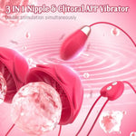 Nipple Toys Vibrator Sex Toys - App Control Vibrators Adult Toy, G Spot Vibrator For Women With 9X9 Vibrating Modes, Rose Sex Toys For Couples, Clitoral Stimulator Dildo, Nipple Clamps For Couples