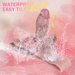 Realistic Soft Silicone Penis Enlarger,Penis Sleeve Extender Cock Sleeve,Reusable Cock Sheath Penis Pump, Strap On Dildo Panties For Men Couples Penis Enlargement, Prolonged Erection
