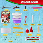 36 Color Christmas Air Dry Clay Kit for Kids with Accessories & Modeling Supplies