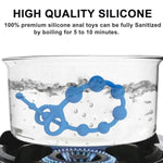 Anal Beads Anal Toys Sex Toy Silicone Anal Butt Plug Silky Smooth Prostate Massage Stimulator Anal Trainer Flexible 10 Balls Anal Chain With Safe Pull Ring