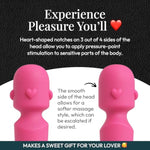 Pleasure Bundle By - Adult Sex Toy Wand With 12 Powerful Modes, 5 Speeds - Rechargeable Silicone Clitoral Vibrator Bedroom Stimulator With Beginner 4 Piece Set Jewel Butt Plug For Women & Men