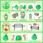 Kids Camping Set With Play Tent,Campfire,Lantern,Indoor Outdoor Camping Set With Pop Up Play Tent,Camping Toys Play Set For Kids 3 4 5 Year Old,Toddler Toys