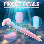 11.4“ Fantasy Long Anal Plug Dildo, Soft Liquid Silicone Material, Suitable For Male And Female Vaginal Prostate Massage, Anal Training, G-Spot Stimulation, Pink