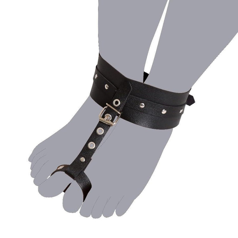 Bdsm Adjustable Ankle Cuffs, Role Play Exercise Detachable For Party Role Play Couple'S Play, Men'S And Women'S Play, Game Props, Pu Leather Bondage Fetish Ankle Cuffs