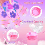 Decorate Your Own Water Bottle Kits for Girls Age 4-12 Flower