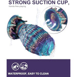 Anal Plugs Silicone Dildo, Suction Cup Sex Toy For Hands Free Play Trainer, Waterproof Massage For Women Men Masturbation, 5.57 Inches