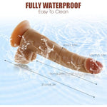 Realistic Dildo Vibrating Sex Toys,10 Modes Vaginal G Spot Stimulator Anal Vibrator With Remote Control & Suction Cup,Lifelike Penis Cock Prostate Massager Masturbator For Women Men Couple Beginner