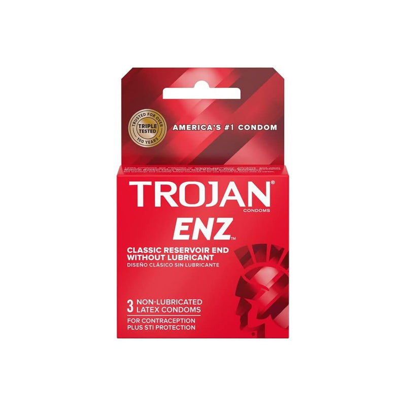 Condoms Non-Lubricated Latex - 3 Ct, Pack Of 2