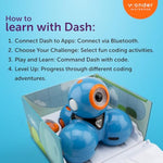 Wonder Workshop Dash Robot - Coding Robots for Kids 6+ - Voice Activated STEM Robot Toys - Interactive, Educational & Programmable