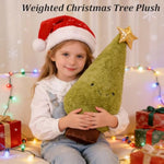 Christmas Tree Plush Stuffed Animal Plush Toy, 15.8" Christmas Pillow Plush Decor Kawaii Birthday Gifts For Kids Girls Boys