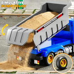 Toddler Trucks Toys For Boys 3-5 Years Old, Dump Truck With Lights And Sound, Kids Construction Playset, Garbage Car Toys Vehicle Playset For Kids Aged 3 4 5 6 7 8