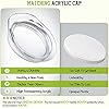 Set of 4 Glass Carafe with Lid, 1 Liter Beverage Serveware Carafe, Clear Glass Pitcher for Mimosa Bar, Brunch, Cold Water, Juice, Milk, Iced Tea, Lemonade