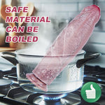 2.8 Inch Diameter Thick Huge Foreskin Dildo, 11.8 Inch Realistic Giant XL Dildo,Dual Density Silicone Suction Cup Penis,G-Spot Widened Long Anal Penis,Lifelike Uncut Toy for Experienced Men and Women