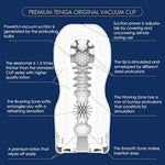 TENGA TOC-201PT & TOC-201 Original Pre-Lubricated Male Masturbators with Powerful Suction