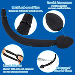 Inflatable Silicone Anal Plug Built In Metal Ball Dog Puppy Tail Butt Expand Trainer Waterproof Sm Anus Sex Toy Detachable Backdoor Stimulator Perineum Massager For Women, Men And Couples