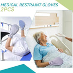 Medical Hand Restraint Gloves, Bed Restraints For Elderly Dementia Patients, Medical Bondage Mittens, Anti Scratch Sensory Gloves For Adults, Hand Protective (2Pcs)