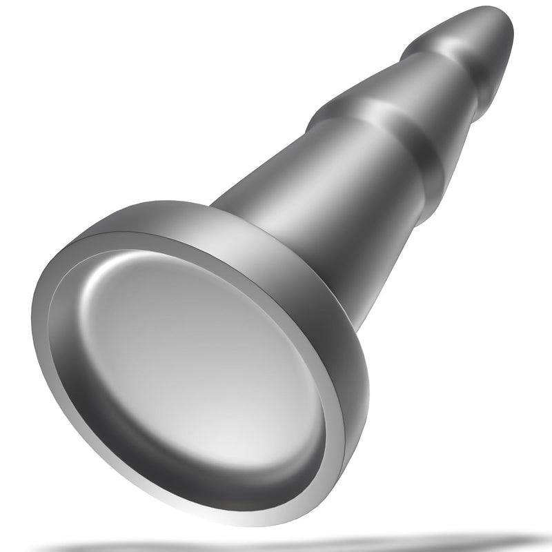 Anal Plug Butt Plug Trainer With Suction Cup Black Silicone Cone Prostate Massager Dilator Sex Toy For Men Women Masturbation (L)