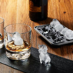 3D Highland Cow Ice Cube Tray, Large Silicone Fun Shapes Ice Cube Mold For Whiskey,Cocktails, Bourbon, Cute Highland Cow Gifts For Holiday Stocking Stuffers