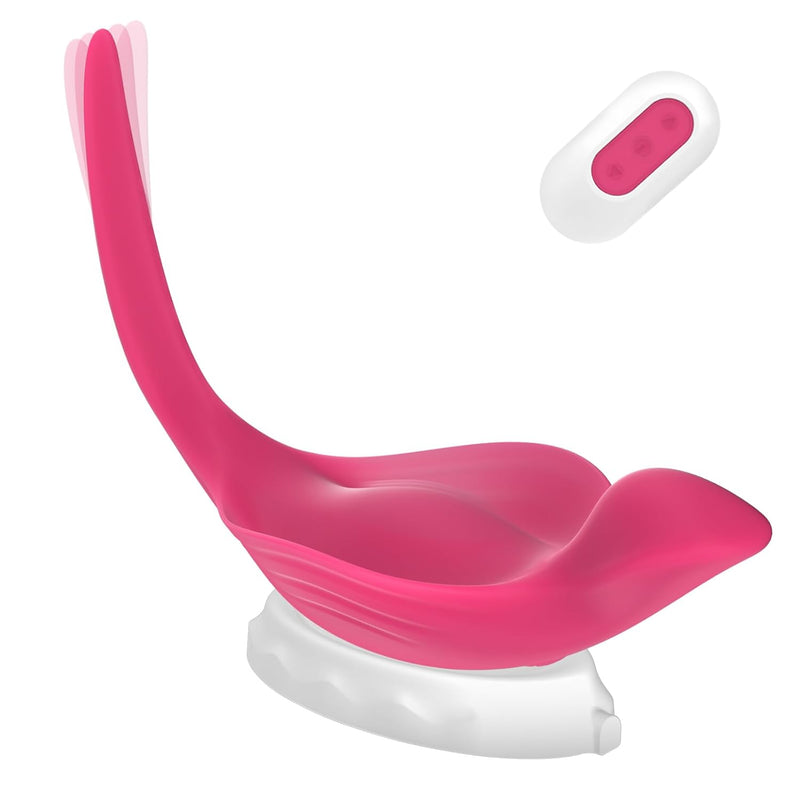 Wearable Clitoris Vibrator For Women, Silent Butterfly Panty Massager Sex Toys With Remote Control (Mei Hong)