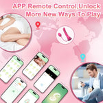 Strap On Dildo Vibrator Strap On Harness Adult Sex Toys For Women, With 10 Powerful Vibration App Remote Control & G Spot Clitoral Stimulation Adult Toy & Games For Female Couple And Lesbian Pleasure