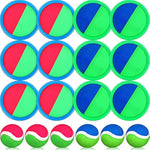 Kids Toys Toss And Catch Game Set 12 Paddles 6 Balls Beach Game Outdoor Ball Sports Games Toss And Catch Ball Set With Paddles Ball Nylon Catch Toys For Kids Adults