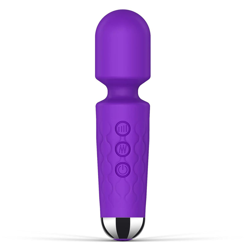 Rechargeable Silicone Wand Vibrator, Small Clitoral Stimulator G Spot BlessMyBucket Rechargeable Silicone Wand Vibrator, Small Clitoral Stimulator G Spot BlessMyBucket