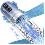 Automatic Male Masturbator Sex Toys For Men, Male Penis Pump With 7 Sucking Vibrating Thrusting Rotating Licking, Mens Vibrator Blowjob Sex Machine Hands Free Pocket Pussy Mens Masturbation Cup