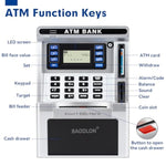 Piggy Bank For Kids, Atm Machine Bank For Real Money With Debit Card, Bill Feeder, Coin Recognition, Balance Calculator, Electronic Savings Safe Box, Cool Stuff Toys Gifts For Teen Boys Girls