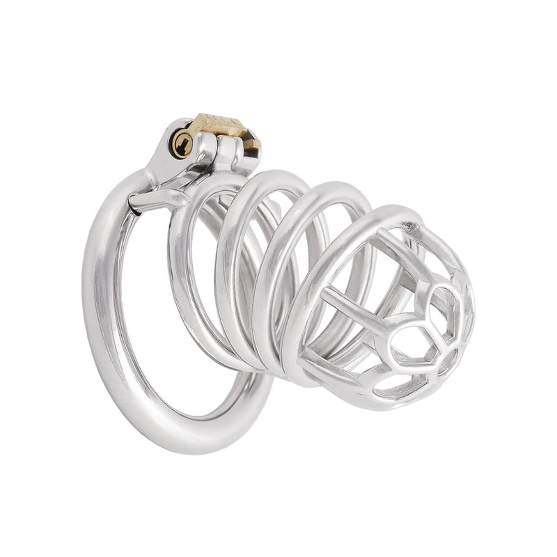 Men'S Stainless Steel Male Pennis Lock Cook Penis Ring Cage Male Chastity Device For Men Penis J0345 45Mm