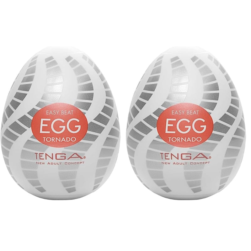 Egg Disposable, One Time Use, Super Stretchable Male Masturbator Sleeve, Tornado (Pack Of 2)