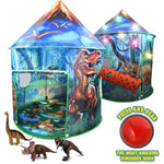 Dinosaur Pop Up Kids’ Play Tent By - Perfect For Indoor & Outdoor. Dinosaur Camping Tent For Toddlers, Boys&Girls. Includes Remote Controlled Lights, Roar Sound Button & 3 Different Toys