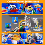 Car Race Track For Kids Ages 4-8, Kids Car Toys For 3 Year Old Boys, Race Track For Toddlers 1-3, City With 3 Small Cars And Helicopter, Educational Birthday Gifts