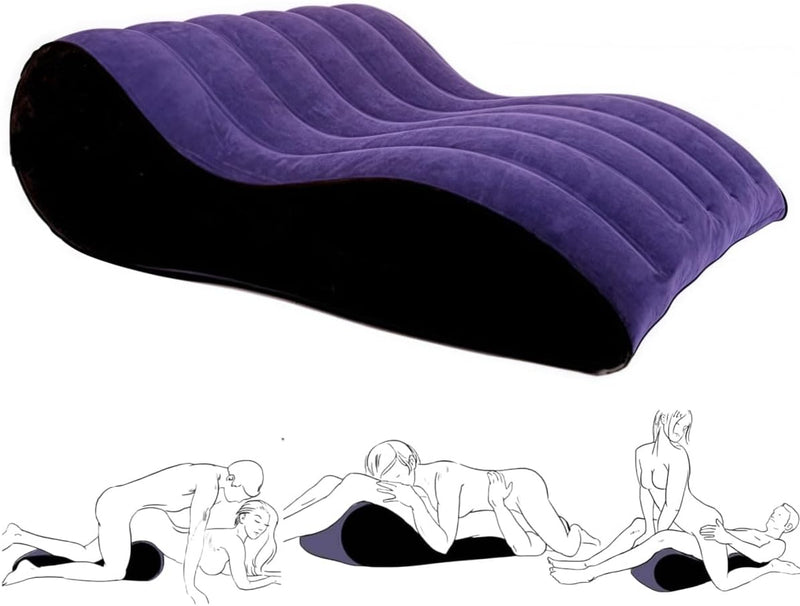 Inflatable Support Pillow Sofa – Intimate Lounge Chair for Couples & Relaxation