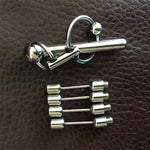 Metal Urethral Sounds Masturbation Rod Urethral Plug For Male Stimulation Adjustable Length Male Penis Plug