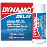 Dynamo Delay Travel Size Spray For Men – 13% Lidocaine Formula To Help You Last Longer – Compact Climax Control – 6 Ml Pocket Size