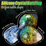 Large Silicone Crystal Butt Plug, Glass Anal Plug Inside Anal Strecher, Anal Dilator Training For Women And Men, Wearable Buttplug Anal Trainer Luxury Jewelry Buttplug, Fantasy Adults Sex Toy