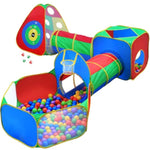 5Pc Kids Ball Pit Tents And Tunnels, Toddler Jungle Gym Play Tent With Play Crawl Tunnel Toy, For Boys Babies Infants Children, Indoor Outdoor Gift, Target Game W/ 4 Dart Balls