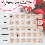 Date Night Dice Game,Date Night Ideas Fun Romantic Couples Gift 5 Decision Dice With Board & Carry Bag Love Dice Anniversary Wedding, Bridal Shower For Husband Wife Couples Toys