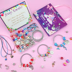 Unicorn Jewelry Making Kit for Girls Ages 5-12, DIY Arts & Crafts Set