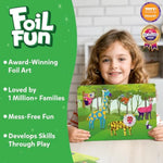 Foil Fun Animals Art and Craft Kit for Kids, Perfect Gift for Boys and Girls