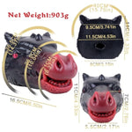 Realistic Red Dragon Head Male Masturbator for Men's Deep Throat and Oral Sex Stimulation