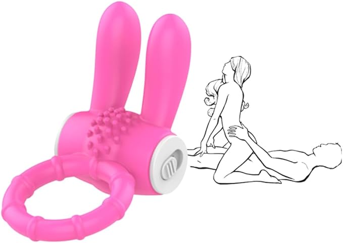 Silicone Vibrating Cock Ring With Rabbit Ears,Penis Ring For Couples Sex Toys G-Spot Stimulation For Man Couples Sex Play Waterproof BlessMyBucket Silicone Vibrating Cock Ring With Rabbit Ears,Penis Ring For Couples Sex Toys G-Spot Stimulation For Man Couples Sex Play Waterproof BlessMyBucket