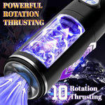 Automatic Male Masturbator Penis Pump - Sex Toys For Men With 10 Rotating Thrusting Modes And Female Moaning Voice Pocket Pussy Sucking Vibrator Sex Doll Machine