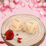 Date Night Dice, Valentine'S Day Gifts For Couples Women Men Decision Dice Wooden Couple Dice Game, Couple Fun Dice Game Dice Novelty Gifts For Him Her Honeymoon Wedding Anniversary Couple Gifts(Love)