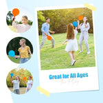 Paddle Ball Set, Outdoor Games For Adults And Family, Badminton Sets For Backyards Yard Game With 4 Rackets 4 Balls 8 Birdies, Beach Toys Pool Lawn Outside Park Camping Family Games Gifts