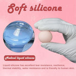 Silicone Penis Enlarger Beads 4Pcs Pennis Sleeve Extensor De Pene Cock Sleeve For Gay Couples Sexual Pleasure, Ultra-Soft Dick Enlargers Sex Games Kinky Toys For Men, Penile Balls, Pink