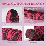 Sex Toys Adults Penis Dildo - 7.4" Girth Huge Thick Fantasy Dildos With Strong Suction Cup For G Spot Clit Anal Vagina, Monster Blowjob Safe Silicone Toy For Women Men Couples