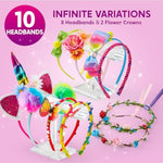 DIY Headband Making Kit for Girls and Kids, Ages 5-12, Hair Accessories Crafts, Birthday Gifts