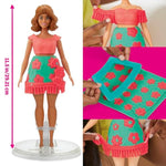 Play-Doh Barbie Florals & Fringe Set with Modeling Compound & 9 Accessories